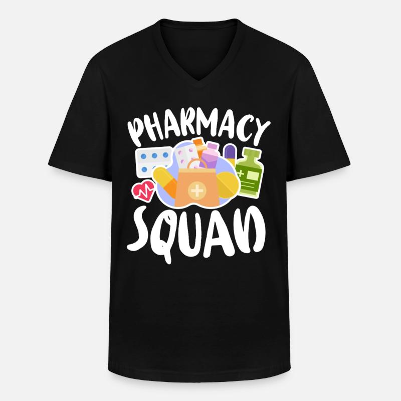 Pharmacy Tech Technician - Men's V-Neck T-Shirt - black