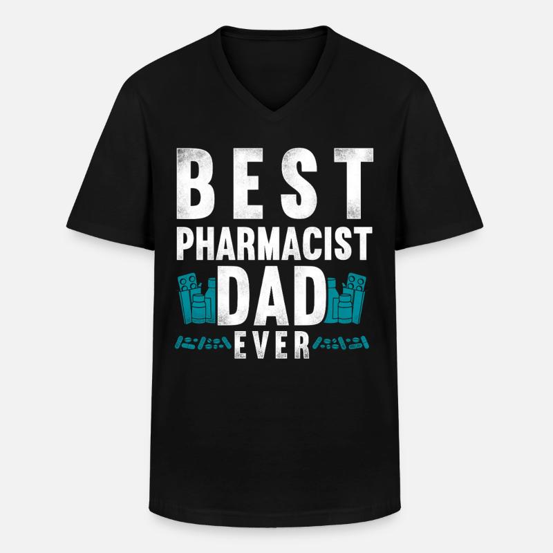 Pharmacy Tech Technician - Männer-T-Shirt mit V-Ausschnitt - Schwarz