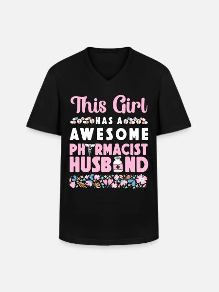 Pharmacy Tech Technician - Men's V-Neck T-Shirt - black