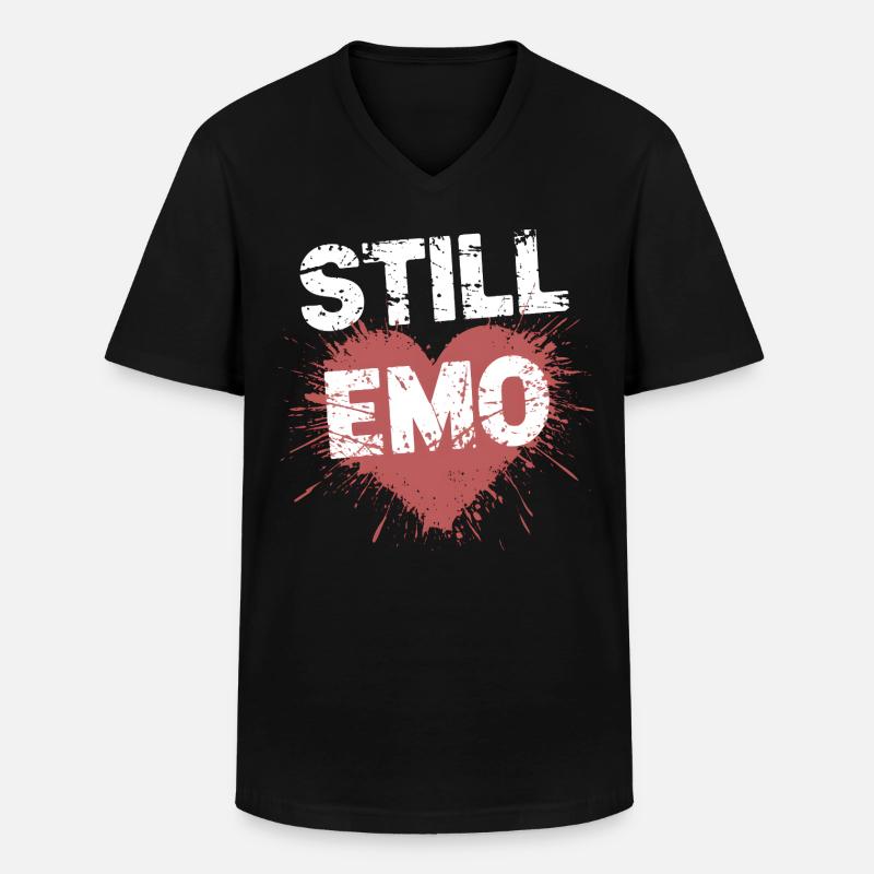 Toujours Emo ! Emo Goth Alternative - T-shirt col V Homme - noir