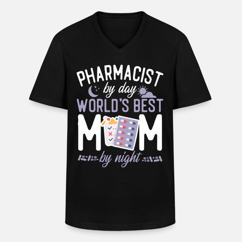Pharmacy Tech Technician - Men's V-Neck T-Shirt - black