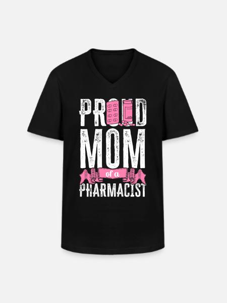 Technicien en pharmacie - T-shirt col V Homme - noir