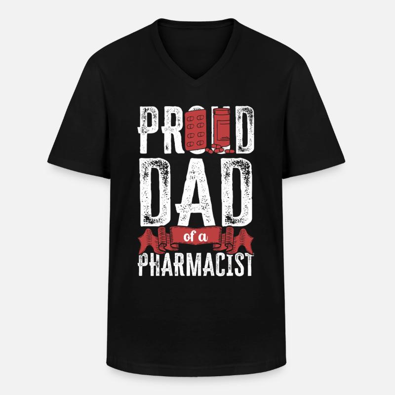 Pharmacy Tech Technician - Men's V-Neck T-Shirt - black