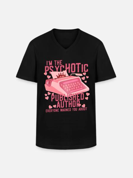 Autor Autoren - Männer-T-Shirt mit V-Ausschnitt - Schwarz
