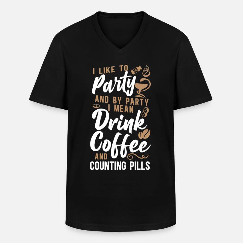 Pharmacy Tech Technician - Men's V-Neck T-Shirt - black