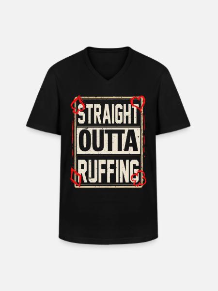Bridge Spieler - Männer-T-Shirt mit V-Ausschnitt - Schwarz