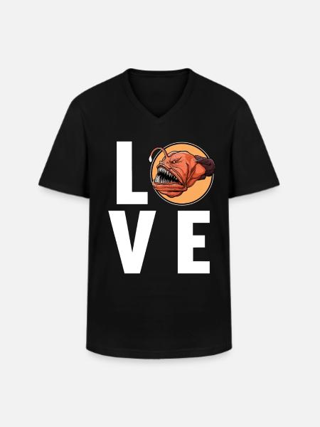 Frogfish frogfish frogfish - Men's V-Neck T-Shirt - black