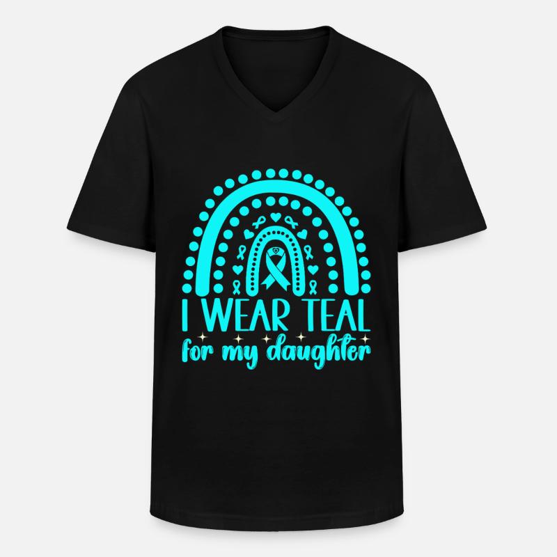 Angststörung Anxiety disorder - Männer-T-Shirt mit V-Ausschnitt - Schwarz