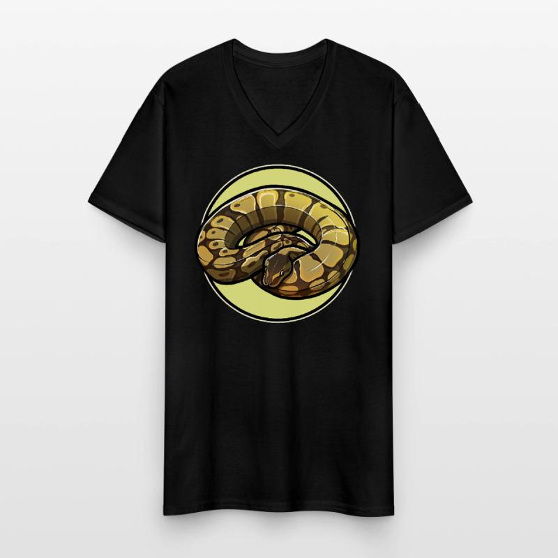 Ball Python Roi Python Roi Python T-shirt col V Homme