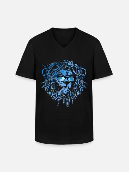 South Cameroon - Men's V-Neck T-Shirt - black