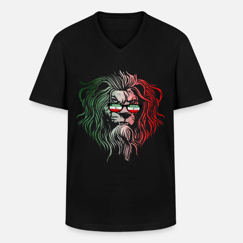 Somaliland - Männer-T-Shirt mit V-Ausschnitt - Schwarz