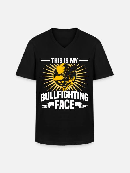 Rodeo - Männer-T-Shirt mit V-Ausschnitt - Schwarz