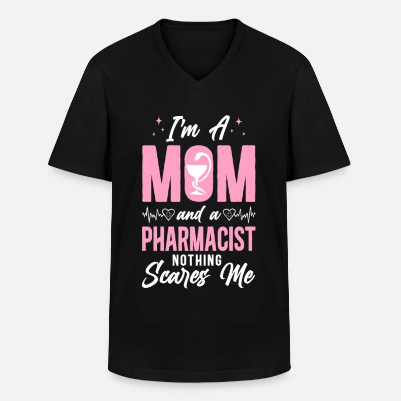 Pharmacy Tech Technician - Men's V-Neck T-Shirt - black