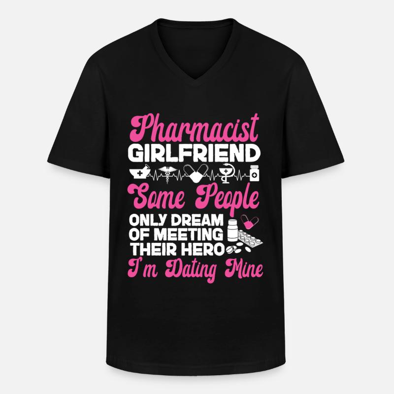 Pharmacy Tech Technician - Men's V-Neck T-Shirt - black