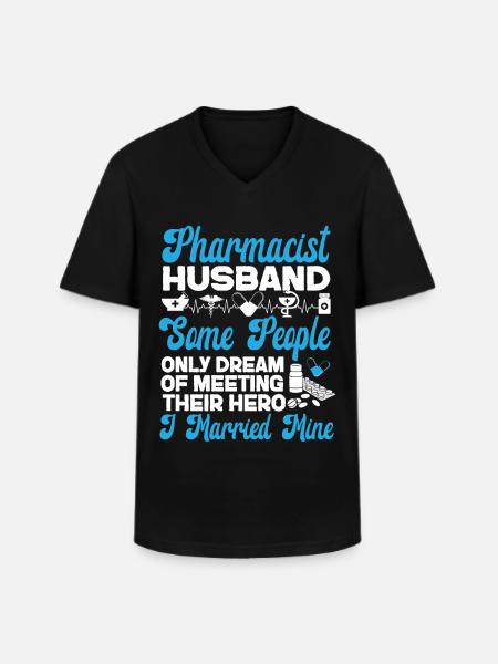 Pharmacy Tech Technician - Men's V-Neck T-Shirt - black