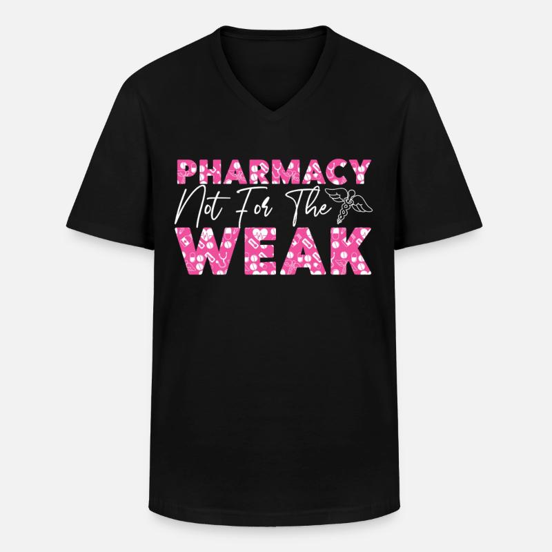 Pharmacy Tech Technician - Men's V-Neck T-Shirt - black