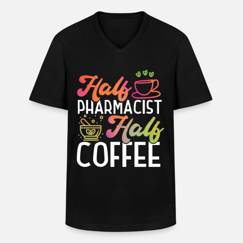 Pharmacy Tech Technician - Männer-T-Shirt mit V-Ausschnitt - Schwarz