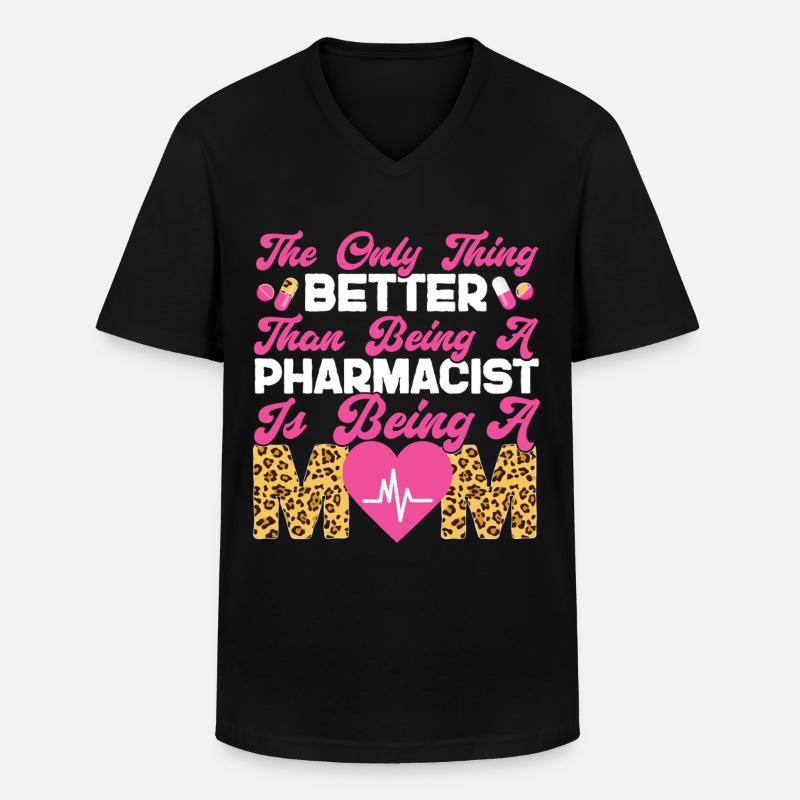 Pharmacy Tech Technician - Männer-T-Shirt mit V-Ausschnitt - Schwarz