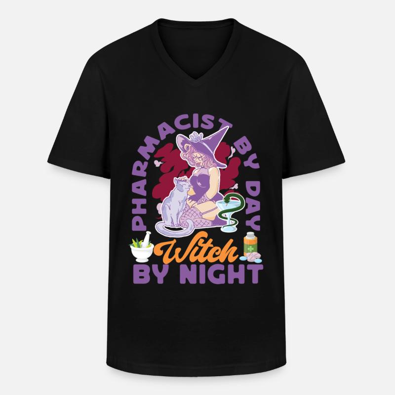 Pharmacy Tech Technician - Männer-T-Shirt mit V-Ausschnitt - Schwarz
