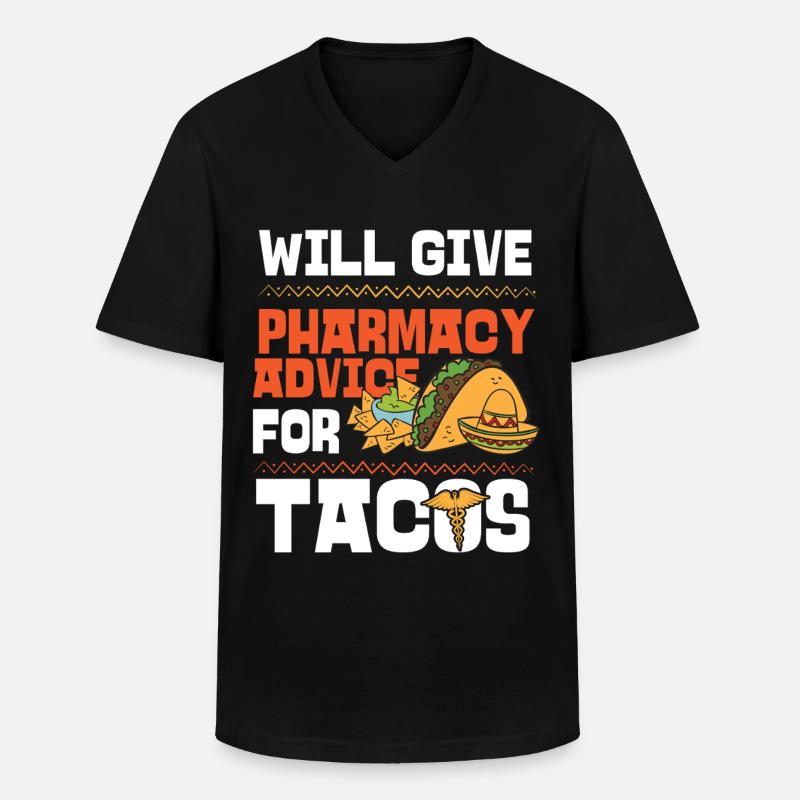 Pharmacy Tech Technician - Men's V-Neck T-Shirt - black
