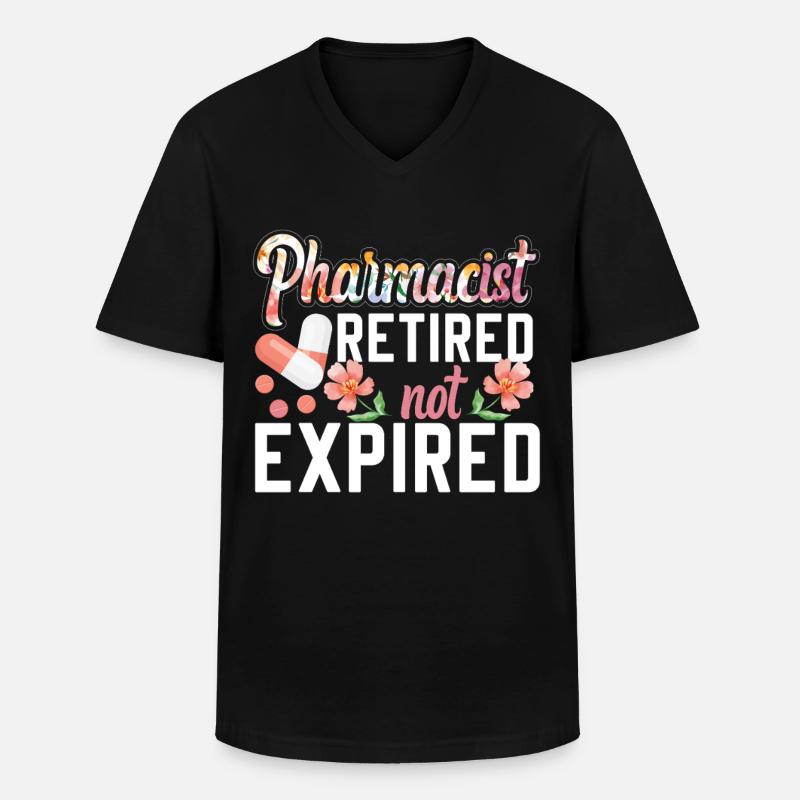 Pharmacy Tech Technician - Men's V-Neck T-Shirt - black