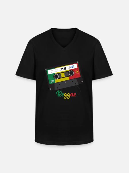 Reggae band - Men's V-Neck T-Shirt - black