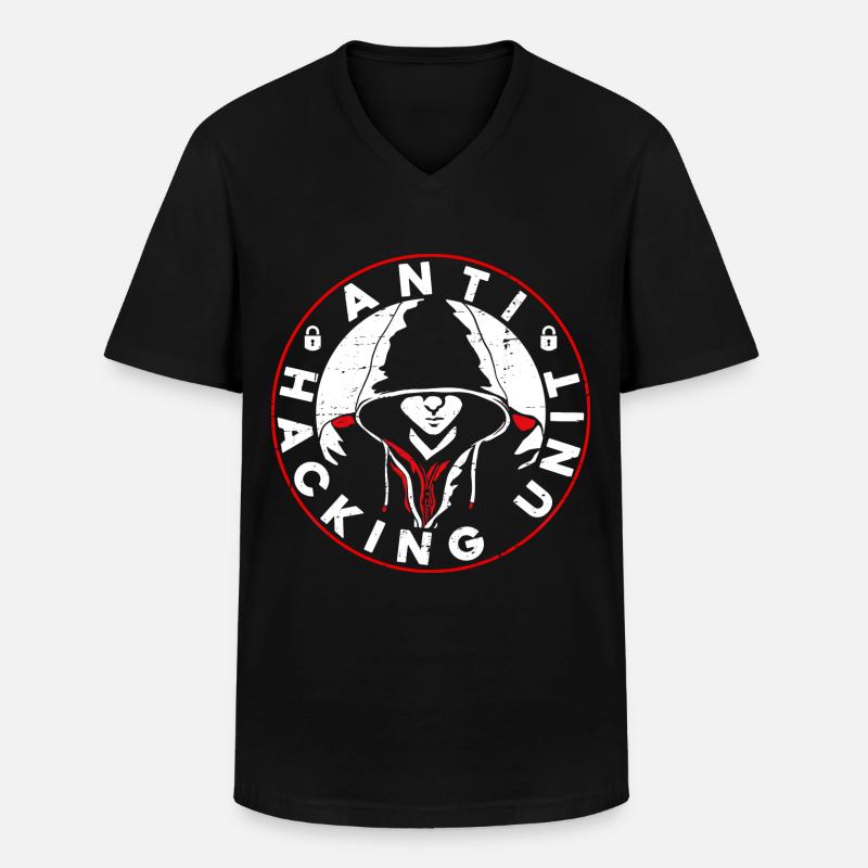 Programmierer Coder Software Entwickler - Männer-T-Shirt mit V-Ausschnitt - Schwarz