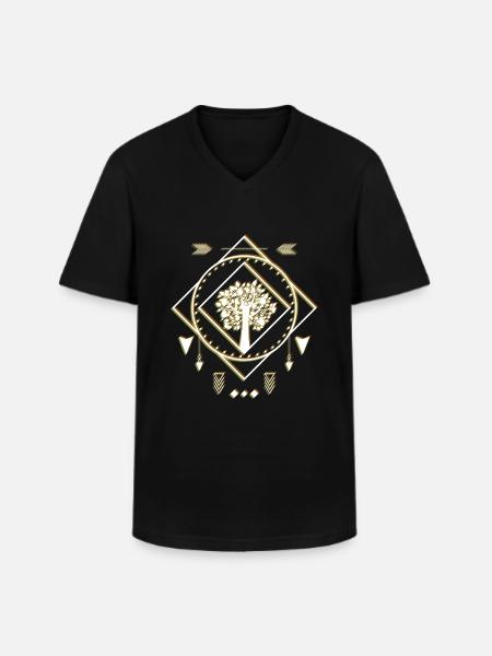 Symbol Sprituell Stars Meaning - Men's V-Neck T-Shirt - black