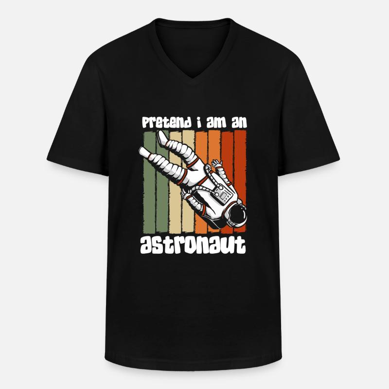 Logo de l’espace Spaceman Spaceman - T-shirt col V Homme - noir