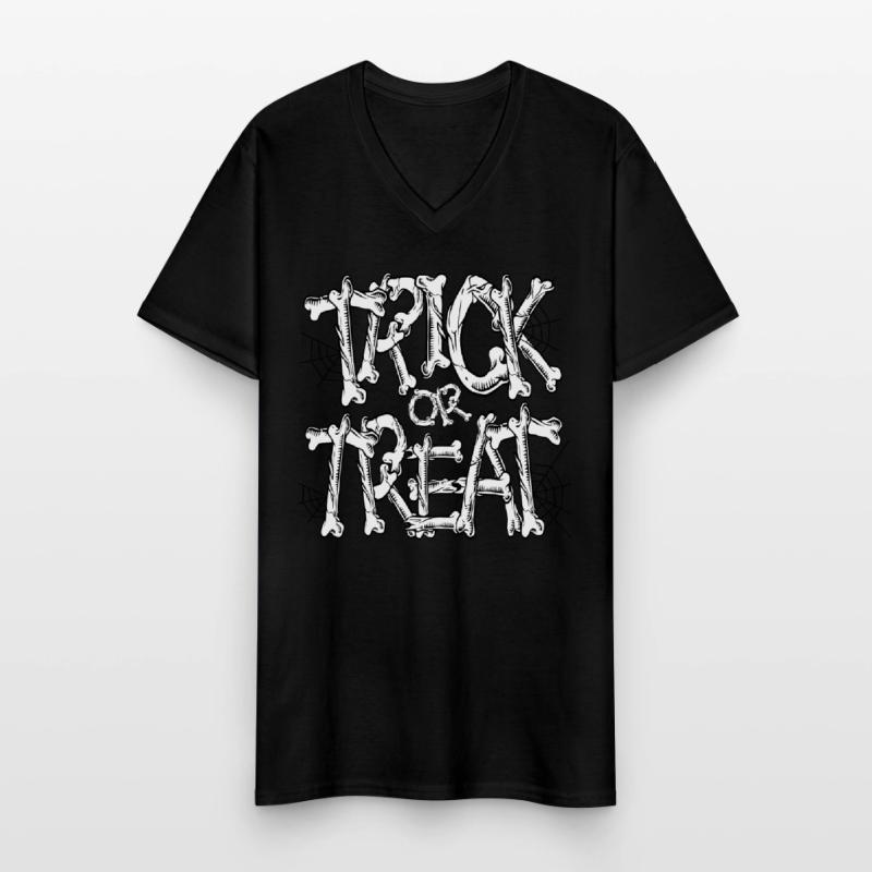 Süßes oder Saures Männer-T-Shirt mit V-Ausschnitt