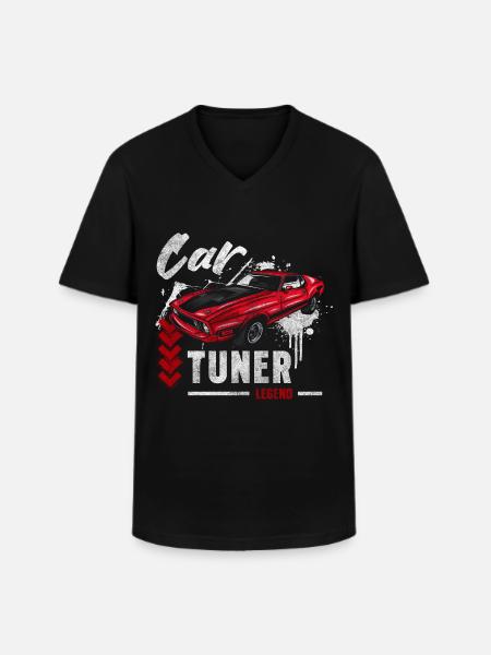 Tuning Mechanic Contest - Men's V-Neck T-Shirt - black