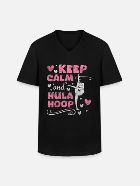 Hullern Trend Abnehmen Spaß - Männer-T-Shirt mit V-Ausschnitt - Schwarz