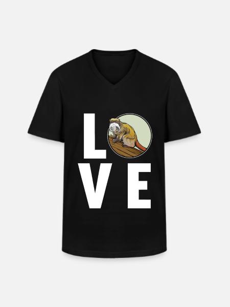Tamarine Tamarin - Men's V-Neck T-Shirt - black