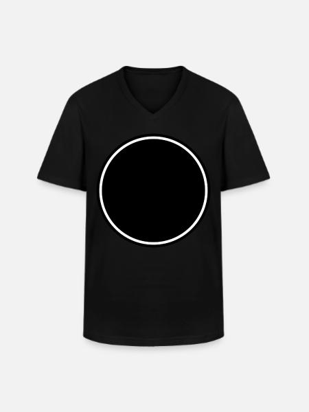 District Black - Men's V-Neck T-Shirt - black