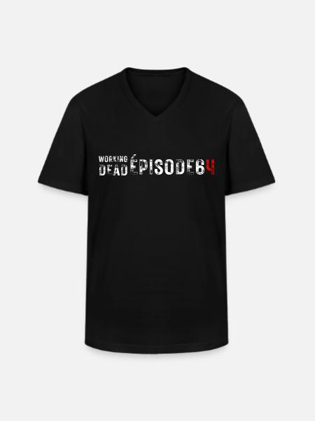 Pension reform Demonstration - Men's V-Neck T-Shirt - black