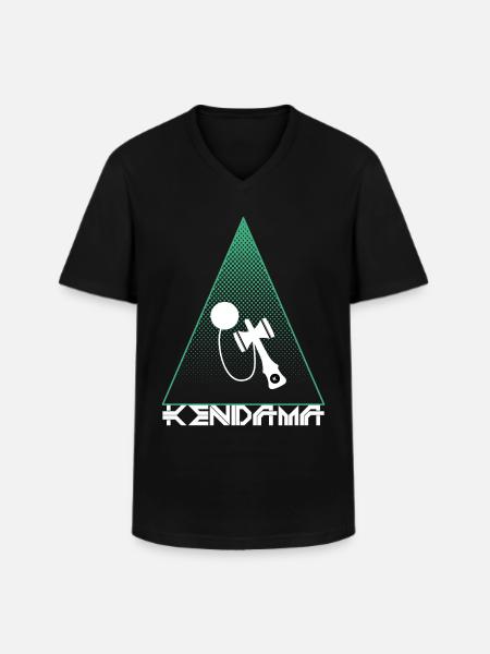 Kendama - Men's V-Neck T-Shirt - black