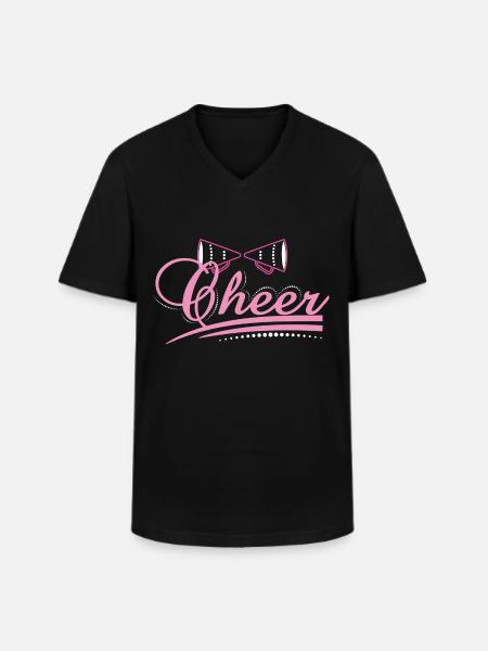 Cheerleading-T-Stück Perfektes Geschenk für - Männer-T-Shirt mit V-Ausschnitt - Schwarz