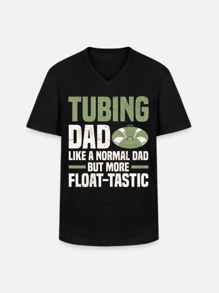 Wildwasser Rafting - Männer-T-Shirt mit V-Ausschnitt - Schwarz