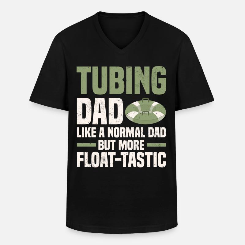 Wildwasser Rafting - Männer-T-Shirt mit V-Ausschnitt - Schwarz