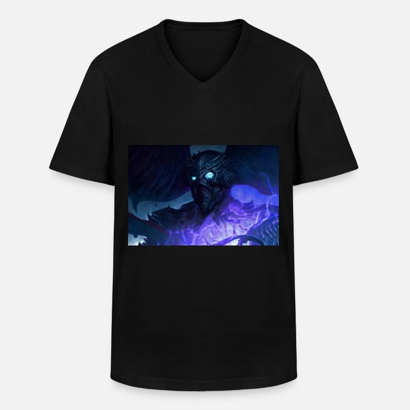 der Nekromant - Männer-T-Shirt mit V-Ausschnitt - Schwarz