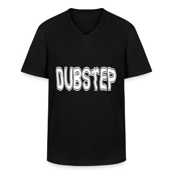 Dubstep - Männer-T-Shirt mit V-Ausschnitt - Schwarz - Vorne - AI Model Male 178 dark (178cm)