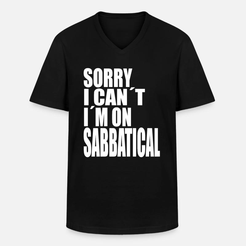 Arbeitslose Witze Lustige Zitate - Männer-T-Shirt mit V-Ausschnitt - Schwarz
