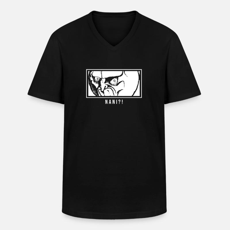 Nani Meme - Männer-T-Shirt mit V-Ausschnitt - Schwarz