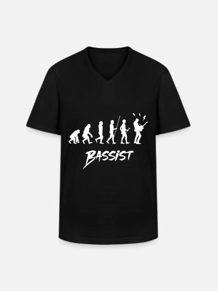 bassist - Men's V-Neck T-Shirt - black