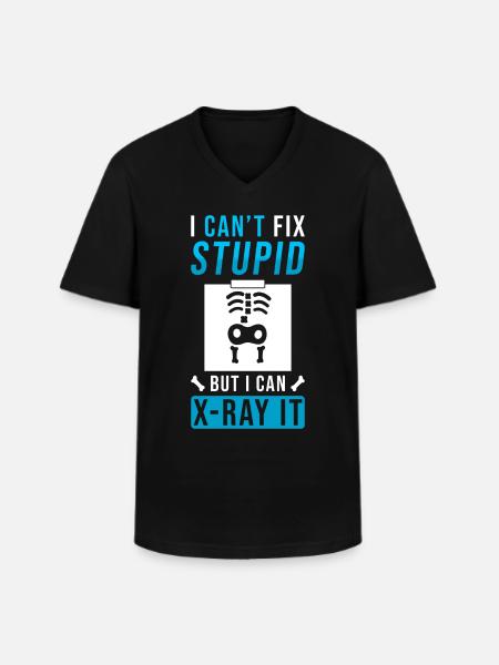 X-ray radiologist gift - Men's V-Neck T-Shirt - black