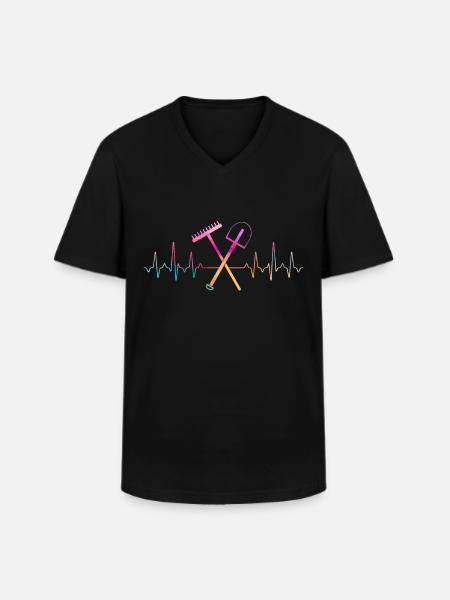 gardener - Men's V-Neck T-Shirt - black