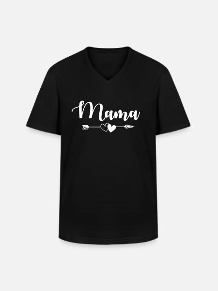 Mom - Men's V-Neck T-Shirt - black