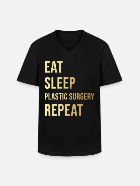 Cosmetic Surgeon Gift - Men's V-Neck T-Shirt - black