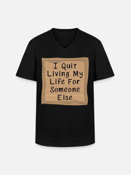 Inspiration - Men's V-Neck T-Shirt - black