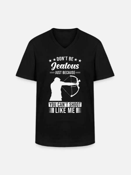 Archery Archer - Men's V-Neck T-Shirt - black